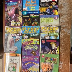 Scholastic Kids Learning Books Set - Colorful Collection